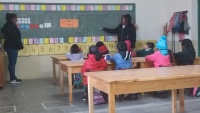 Estudiantes de Formación Docente en prácticas educativas