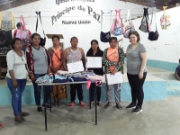 Mujeres de Nueva Unión culminan curso modular en costura