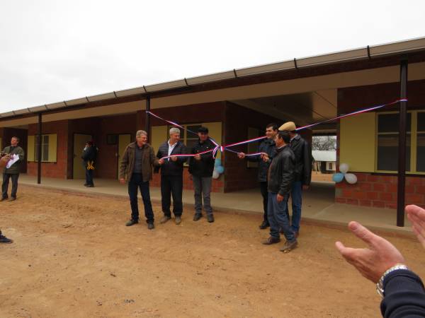 Inauguración de residencia estudiantil en "La Huerta"