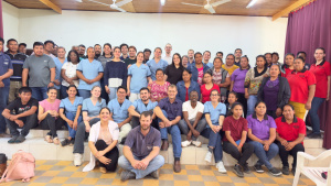 Los participantes de la capacitación en el Dpto Salud de la ASCIM